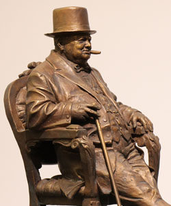 Скульптурная композиция "Winston Churchill"