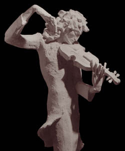 Скульптурная композиция "Паганини"