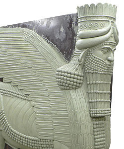 Рельеф "Assyrian bull Shedu"