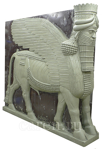 Рельеф "Assyrian bull Shedu"