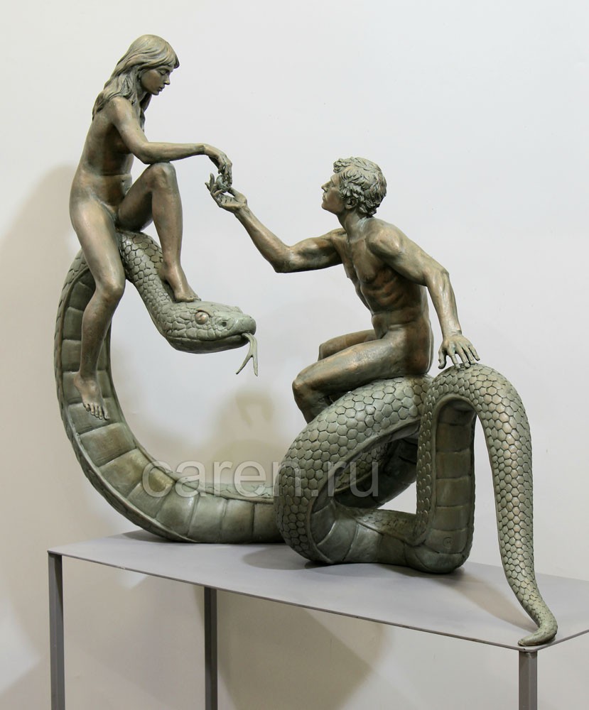 Скульптурная композиция "Адам и Ева"