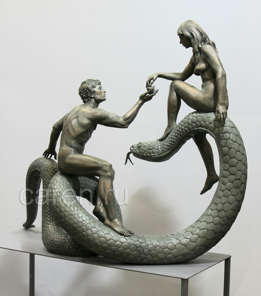 Скульптурная композиция "Адам и Ева"